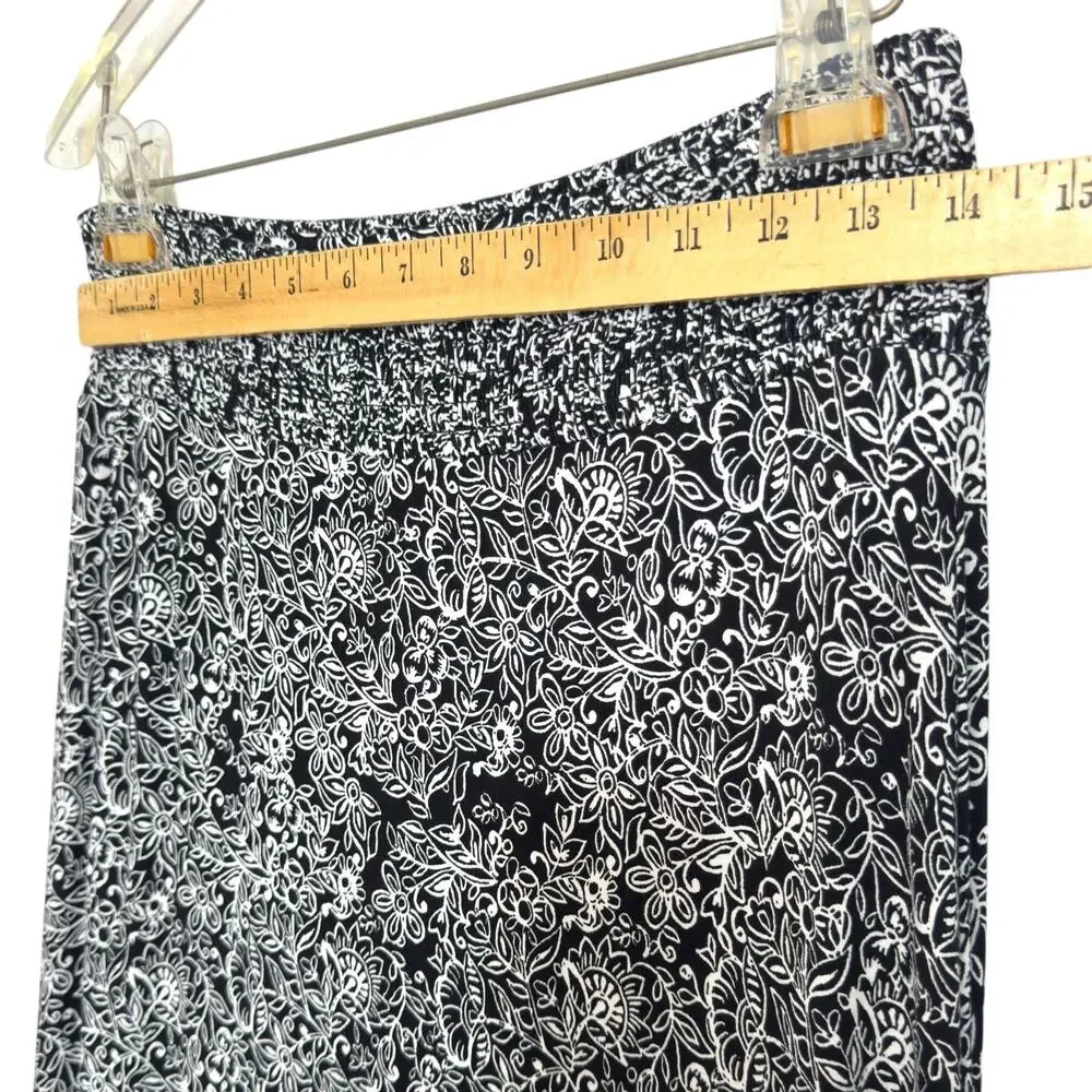 Cynthia Rowley Convertible Floral Maxi Skirt Dress S Boho Casual